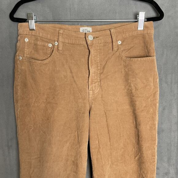 J Crew Pants Womens 30 Tan Corduroy Vintage Slim Straight Stretch Reimagined - Picture 2 of 14